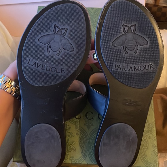 Gucci Marmont Double G Thong Sandals - Picture 6 of 7